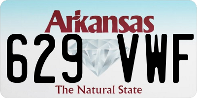 AR license plate 629VWF