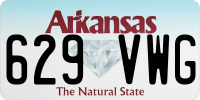 AR license plate 629VWG