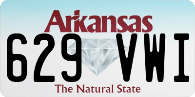 AR license plate 629VWI