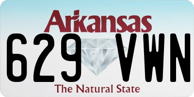 AR license plate 629VWN