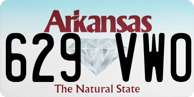 AR license plate 629VWO