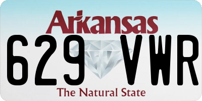 AR license plate 629VWR