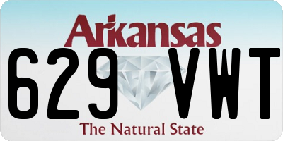 AR license plate 629VWT