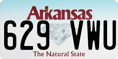 AR license plate 629VWU