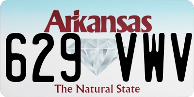 AR license plate 629VWV