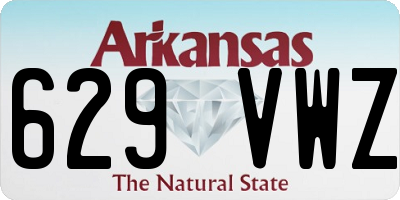 AR license plate 629VWZ
