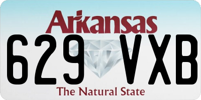 AR license plate 629VXB