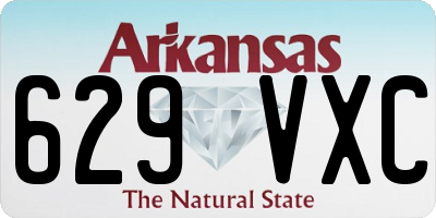 AR license plate 629VXC