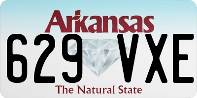 AR license plate 629VXE