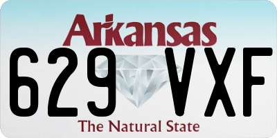AR license plate 629VXF