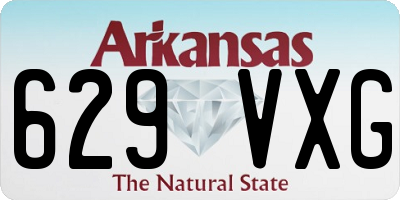 AR license plate 629VXG