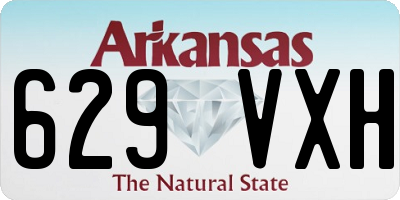 AR license plate 629VXH