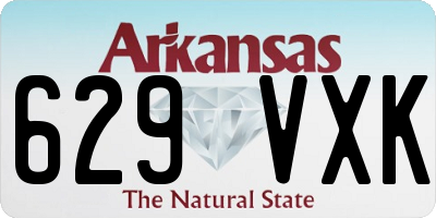 AR license plate 629VXK