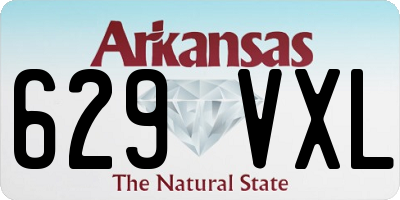 AR license plate 629VXL