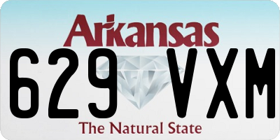 AR license plate 629VXM