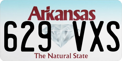 AR license plate 629VXS