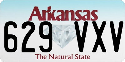 AR license plate 629VXV