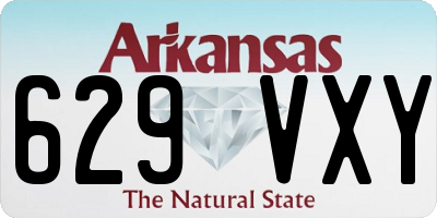 AR license plate 629VXY
