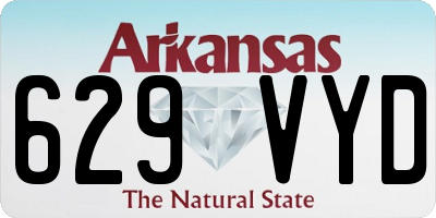 AR license plate 629VYD