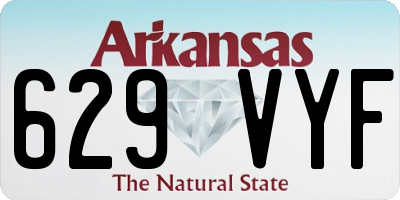 AR license plate 629VYF