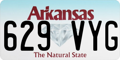 AR license plate 629VYG