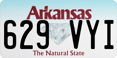 AR license plate 629VYI