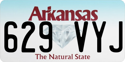 AR license plate 629VYJ