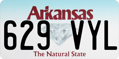 AR license plate 629VYL