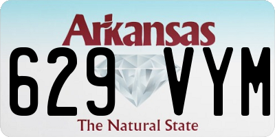 AR license plate 629VYM
