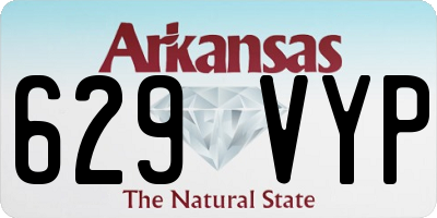 AR license plate 629VYP