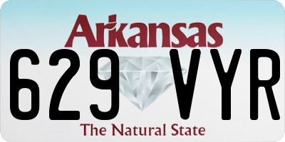 AR license plate 629VYR