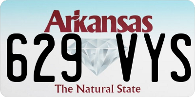 AR license plate 629VYS