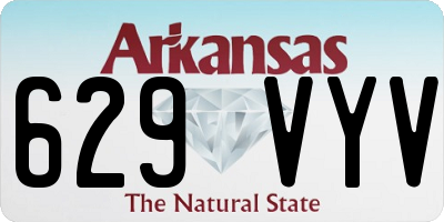 AR license plate 629VYV
