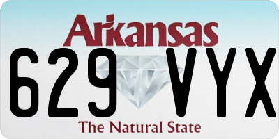 AR license plate 629VYX