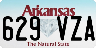 AR license plate 629VZA