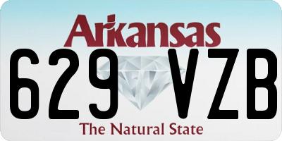 AR license plate 629VZB