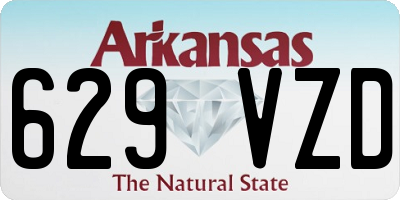 AR license plate 629VZD