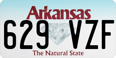 AR license plate 629VZF