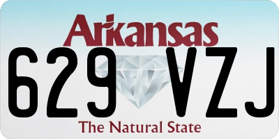 AR license plate 629VZJ