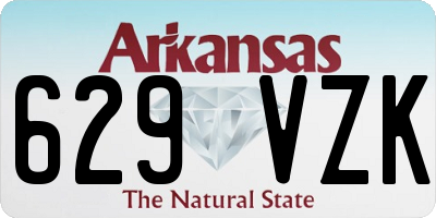 AR license plate 629VZK