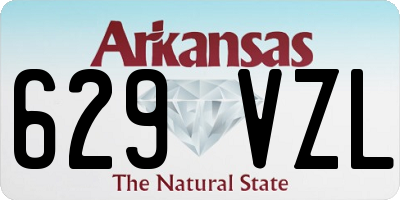 AR license plate 629VZL