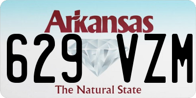 AR license plate 629VZM