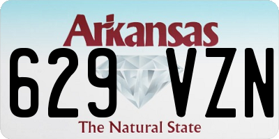 AR license plate 629VZN