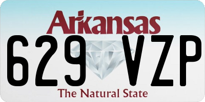 AR license plate 629VZP