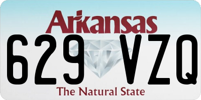 AR license plate 629VZQ