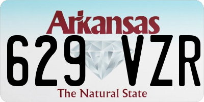 AR license plate 629VZR