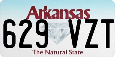 AR license plate 629VZT