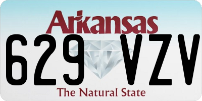 AR license plate 629VZV