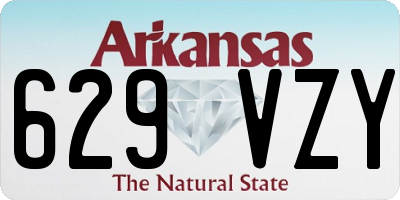 AR license plate 629VZY