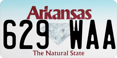 AR license plate 629WAA